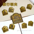 China Brass Travel Clip Metal Letter Clip Ticket Folder Factory